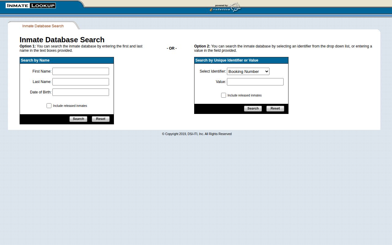 Bergen County BCCRC official current-custody roster lookup